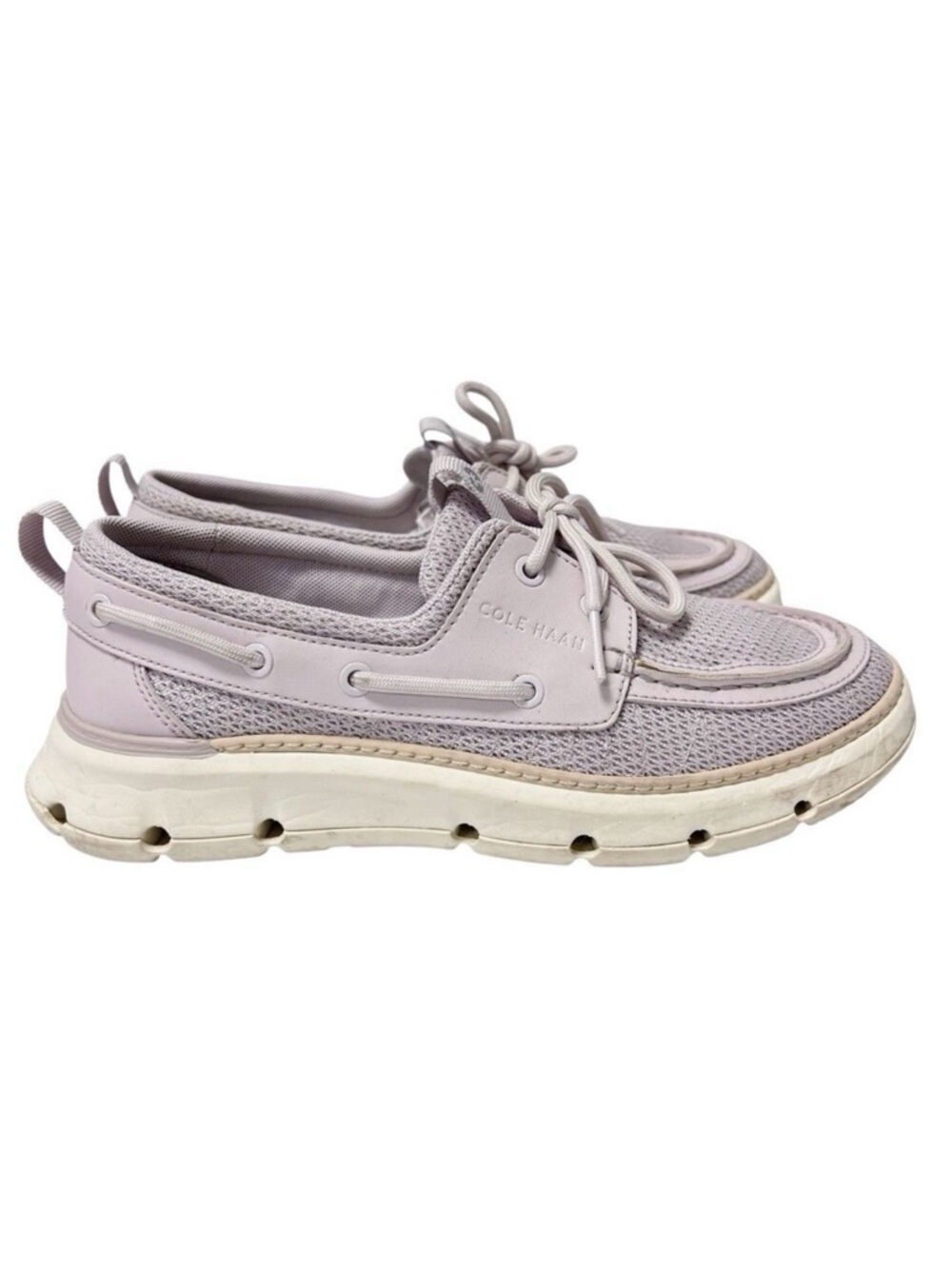 Cole Haan Women's 360 Zerogrand Regatta Loafer Flats Pink Shoe Slip on Size 6.5